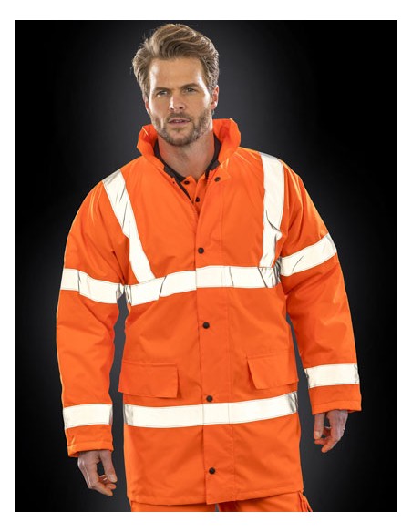 RES-R218X-High Vis Motorway Coat 2